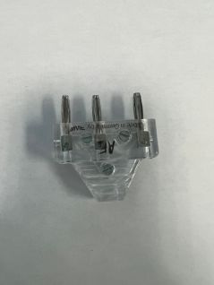 AF Master Series Plug: 3-Prong Clear