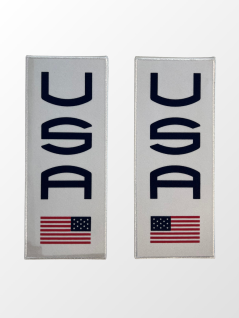 New USA Logo Patches (Pair)