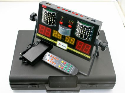 St. George 12 Plus Scoring Machine w/ Power Supply, Remote, and Carrying Case