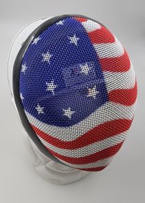 AF FIE Epee Mask W/ USA Flag Color