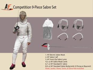 Competittion 9-Piece Electric Sabre Set