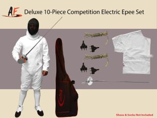 Deluxe 10-Piece Electric Epee Set