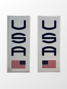 New USA Logo Patches (Pair)