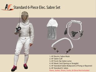 Standard 6-Piece Electric Sabre Set