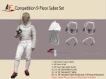 Competition 9-Piece Electric Sabre Set