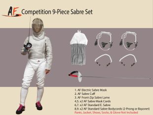 Competition 9-Piece Electric Sabre Set