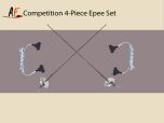Competition 4-Piece Electric Epee Set