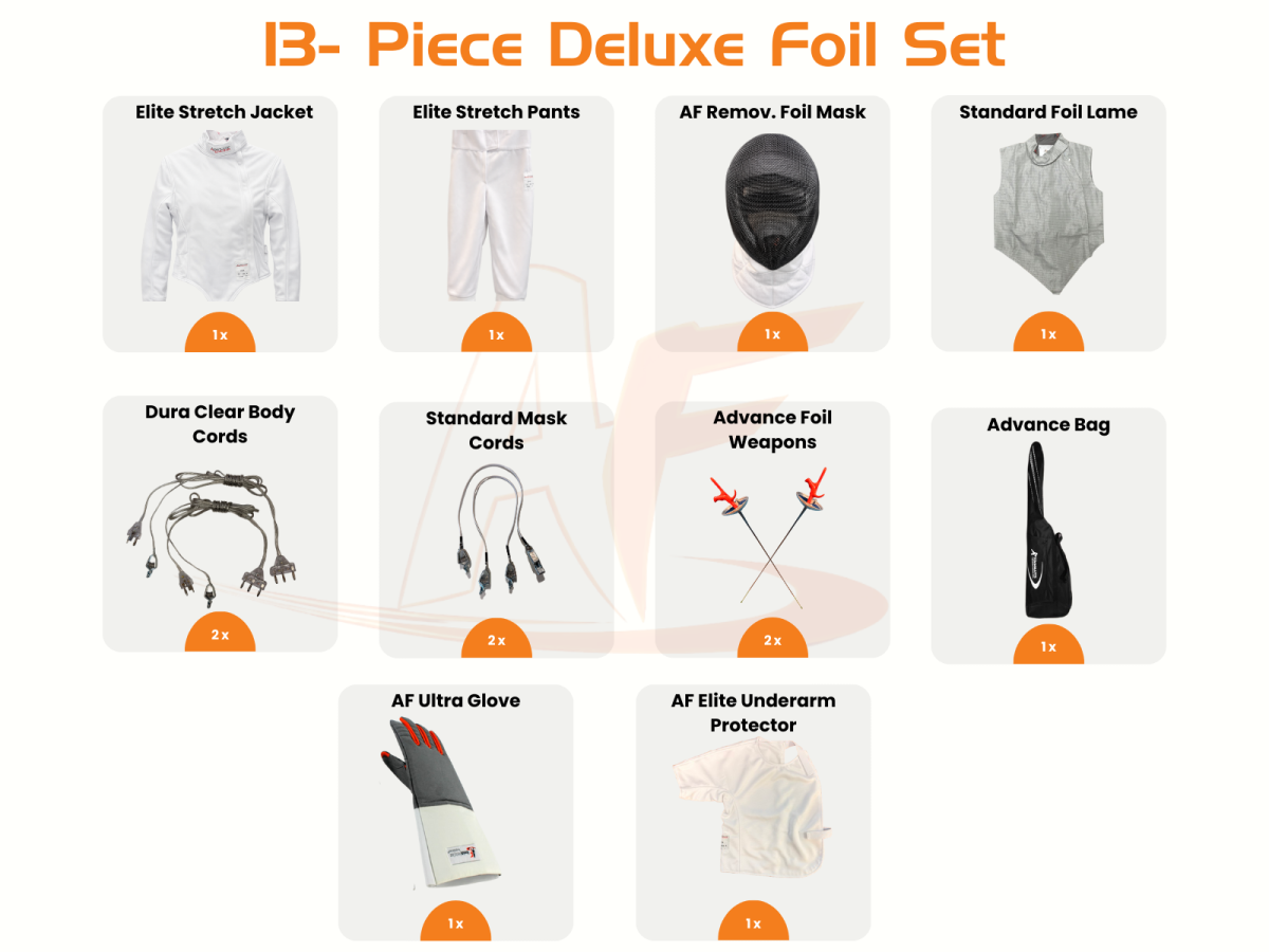 Deluxe 13-Piece Electric Foil Set